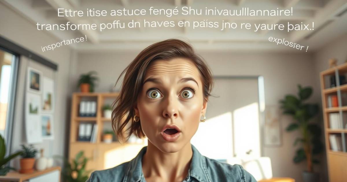 "Cette astuce Feng Shui révolutionnaire transforme votre bureau en havre de paix : 93% des employés ont vu leur productivité exploser !"