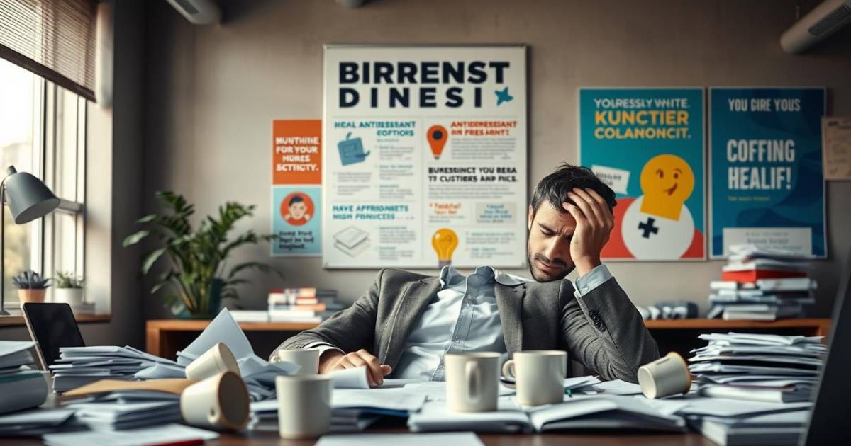 Burn-out et antidépresseurs : La nouvelle épidémie qui frappe 73% des cadres français en 2025, découvrez les solutions miracles !