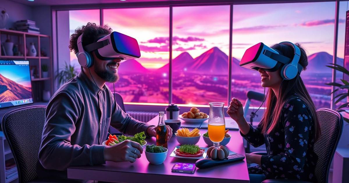 La pause déjeuner en réalité virtuelle : révolution ou danger pour la santé mentale des télétravailleurs ?