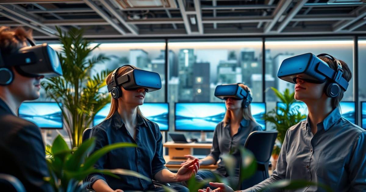 La réalité virtuelle au bureau : quand la méditation immersive révolutionne la pause détente