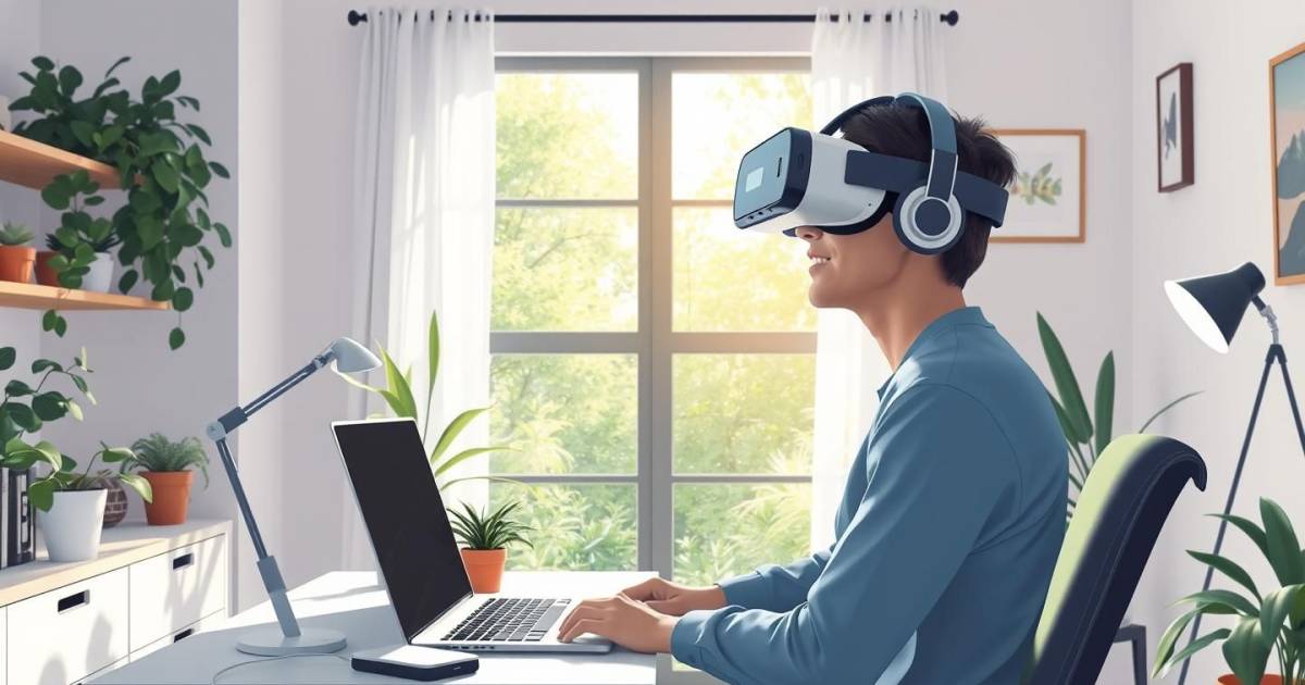 La Réalité Virtuelle en Télétravail : Comment les Nouveaux Outils Immersifs Révolutionnent notre Bien-être au Bureau Digital