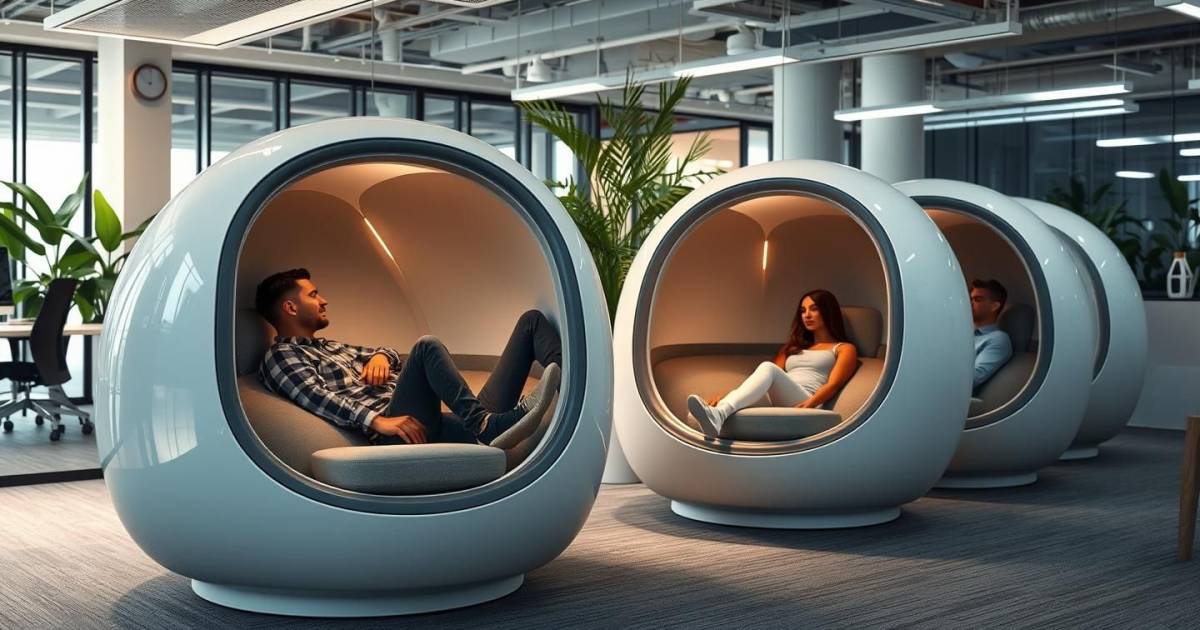 La révolution des "micro-siestes régénérantes" en entreprise : comment les nouveaux pods de relaxation transforment la productivité des salariés
