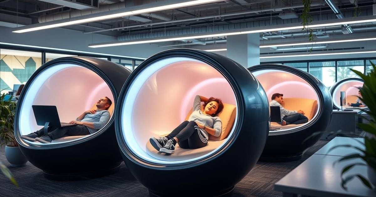 La Sieste Connectée en Entreprise : Comment les Pods de Micro-Repos Révolutionnent la Productivité au Bureau