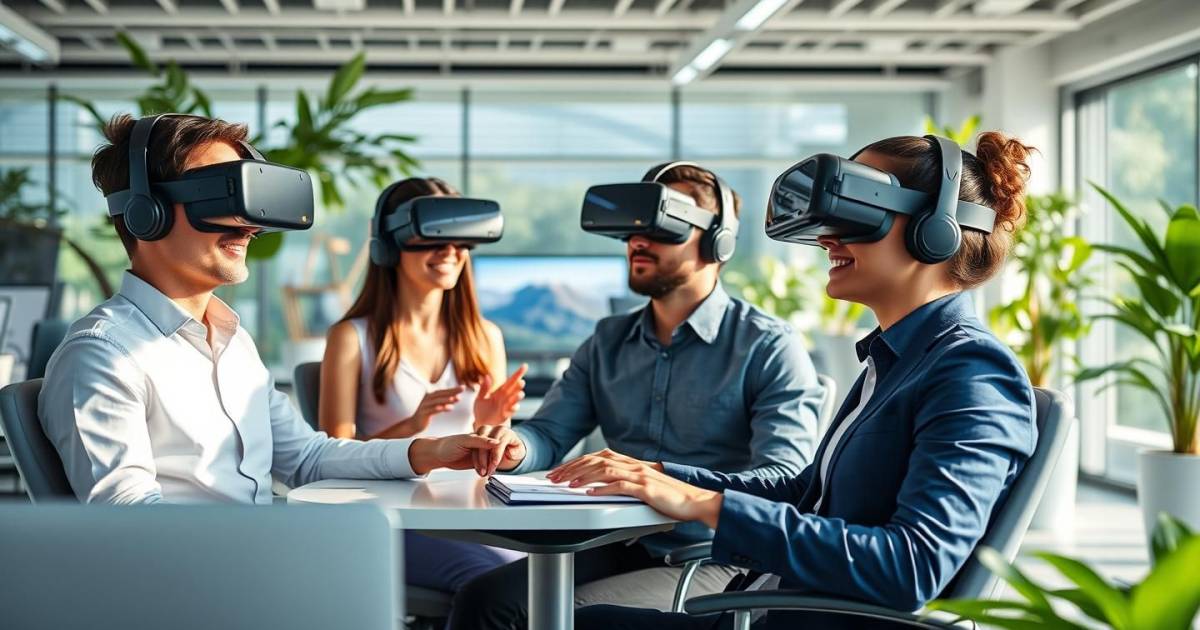 Le bureau hybride en 2025 : Comment la réalité virtuelle révolutionne le bien-être des télétravailleurs