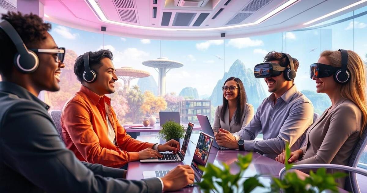 Le métaverse au bureau : comment les espaces de travail virtuels révolutionnent notre bien-être professionnel en 2025