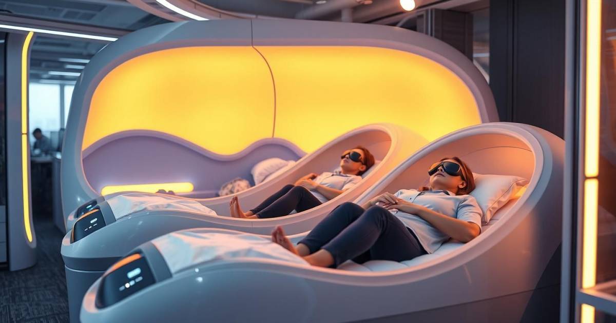 Les nouveaux espaces de sieste connectés en entreprise : quand l'IA optimise la récupération des salariés