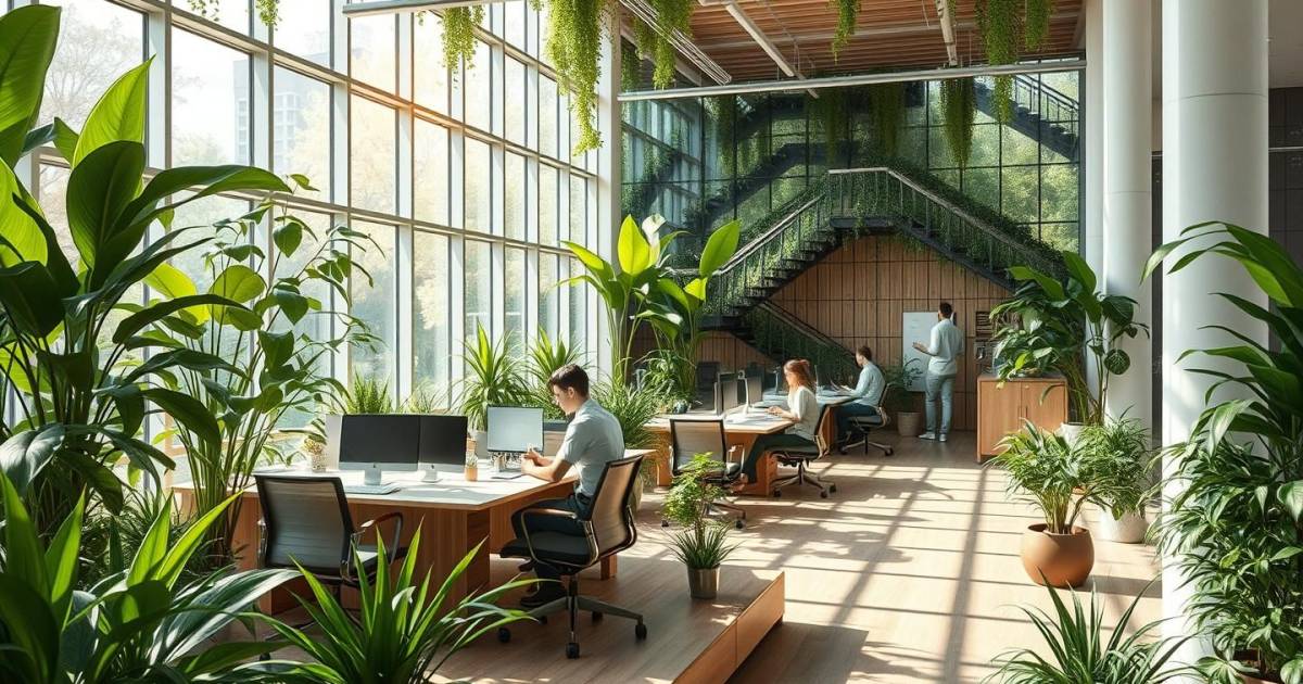 Les nouveaux espaces de travail biophiliques : quand la nature réinvente notre productivité
