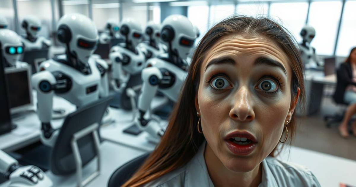 Les robots au travail tuent le moral des employés : voici pourquoi vous êtes 87% à risquer une dépression d'ici 2026 !