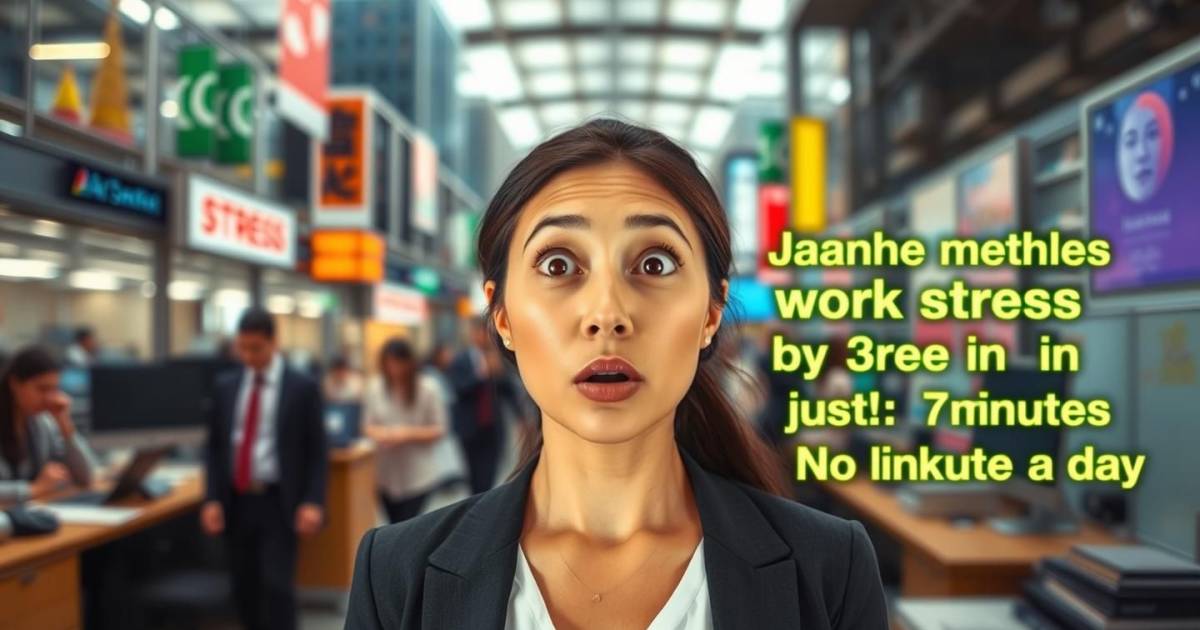 RÉVÉLATION CHOC : Cette nouvelle méthode japonaise permet de diviser par 3 son stress au travail en seulement 7 minutes par jour !